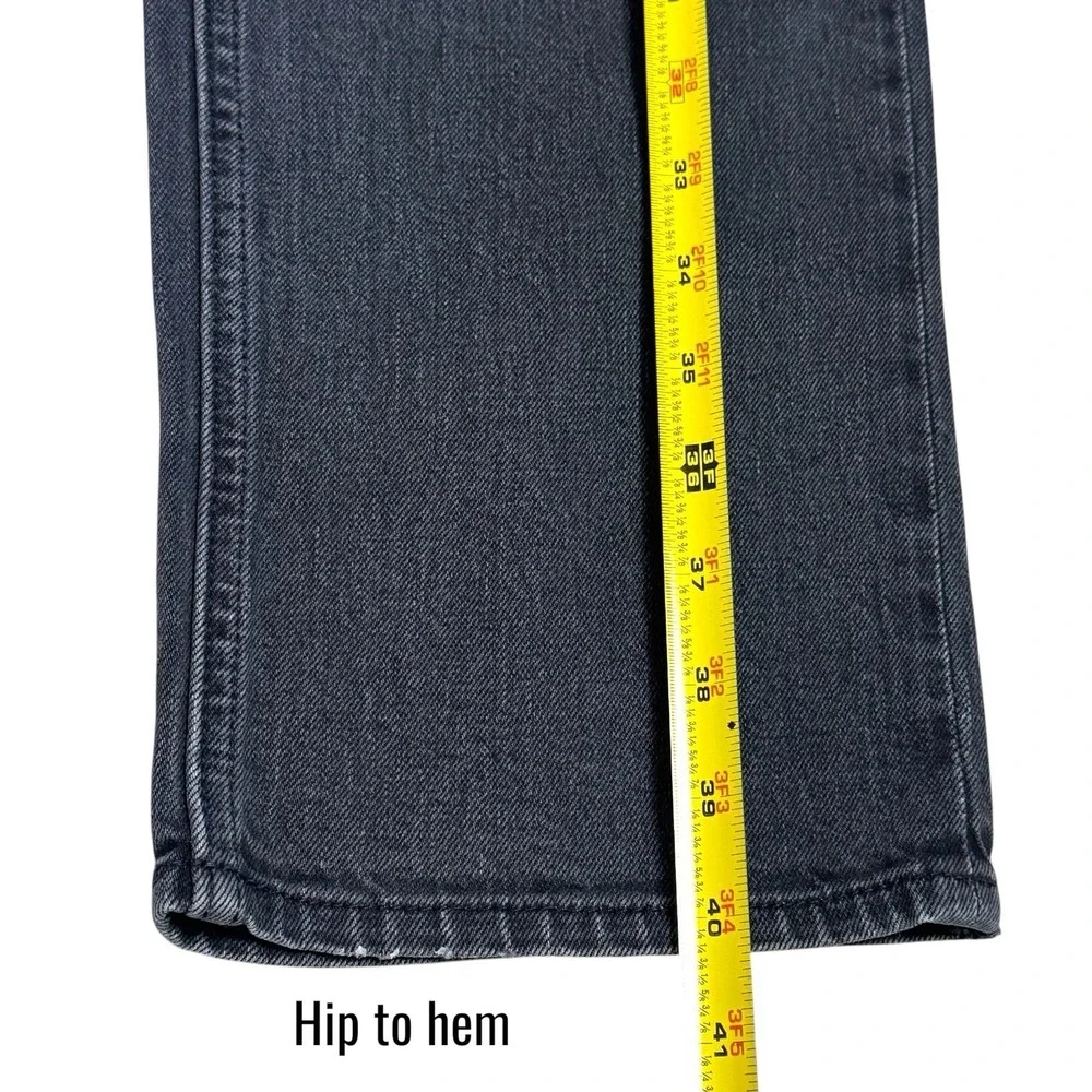 Banana Republic Slim Dark Gray Jeans Capsule Comfort Preppy Chic Minimalist 33